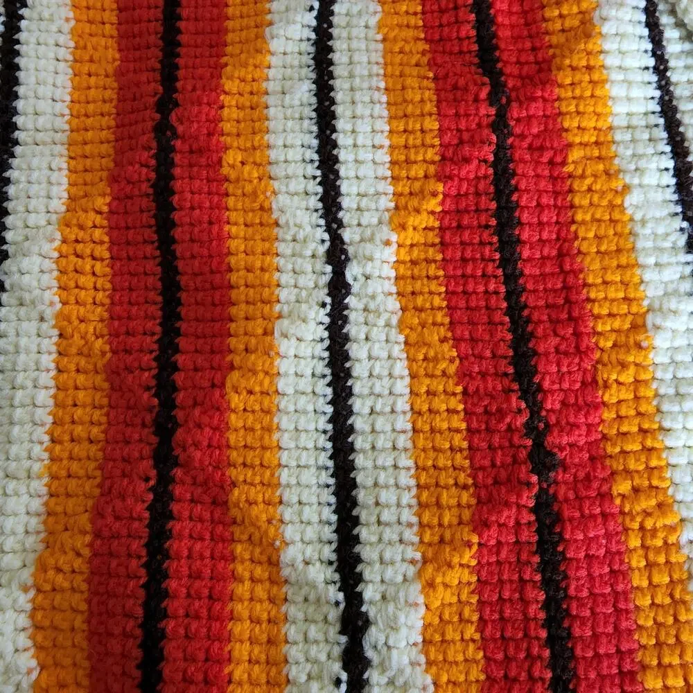 1970s Handmade Crocheted 